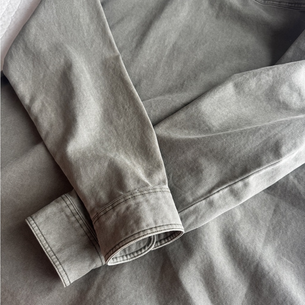 Faherty Gray Canvas Jacket NWT - image 4